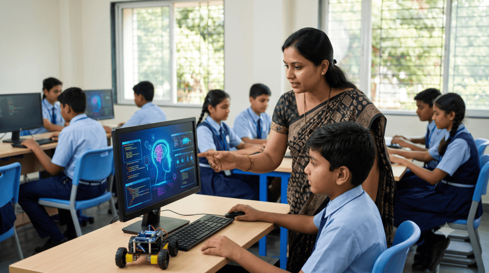 Key Benefits of Working with an AI Curriculum Provider for Schools in India